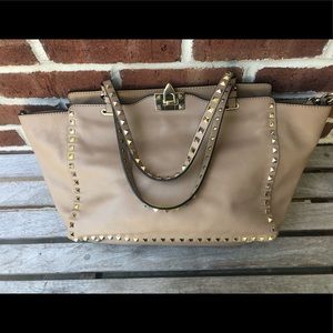 Valentino Rockstud Medium Tote Bag